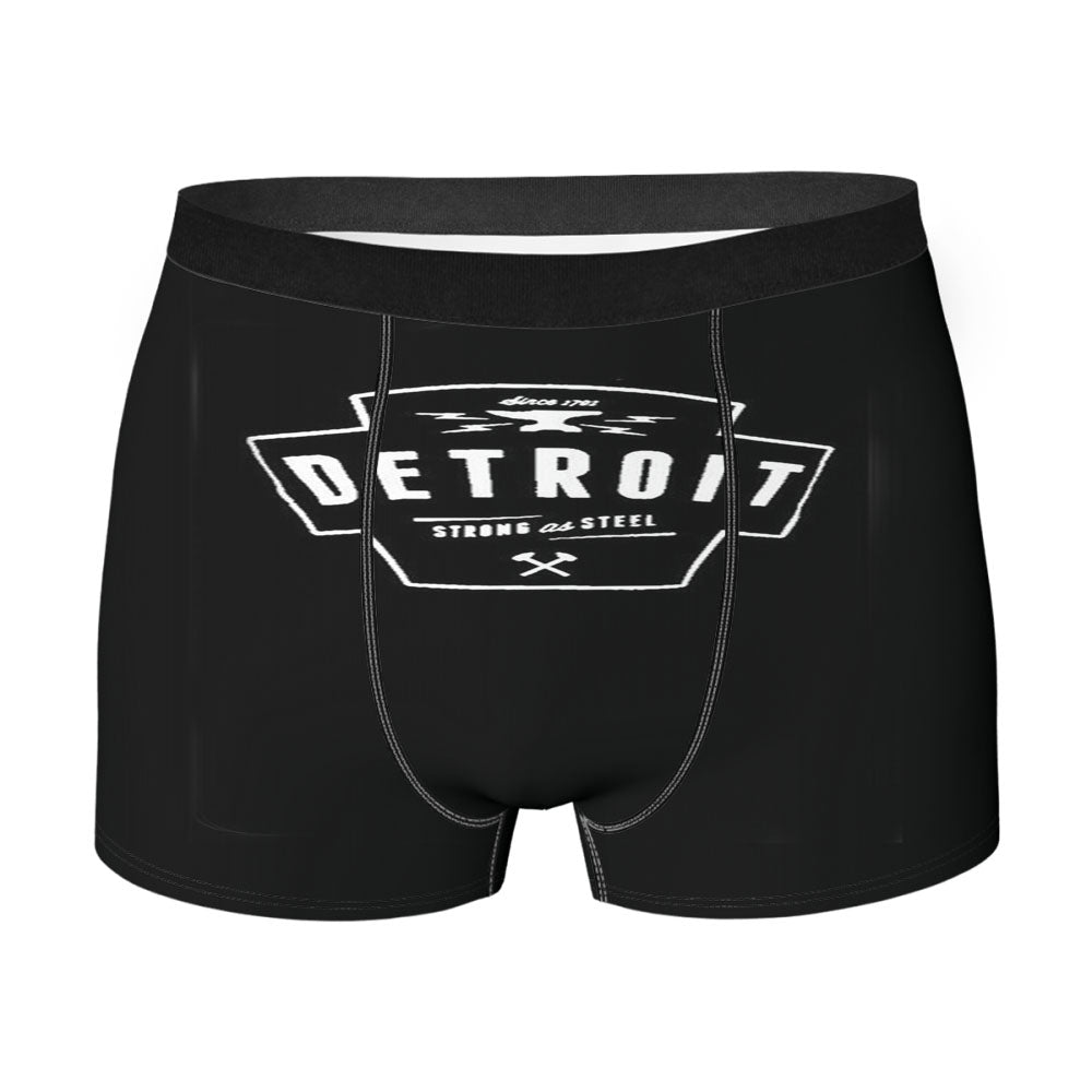 Detroit Strong As Steel Michigan State Tigers Men'S Boxer Briefs