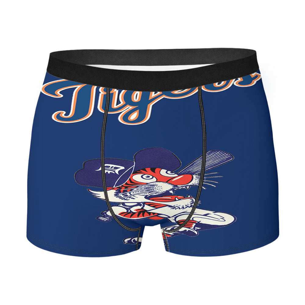 Detroit Tigers Font Tm Men'S Boxer Briefs