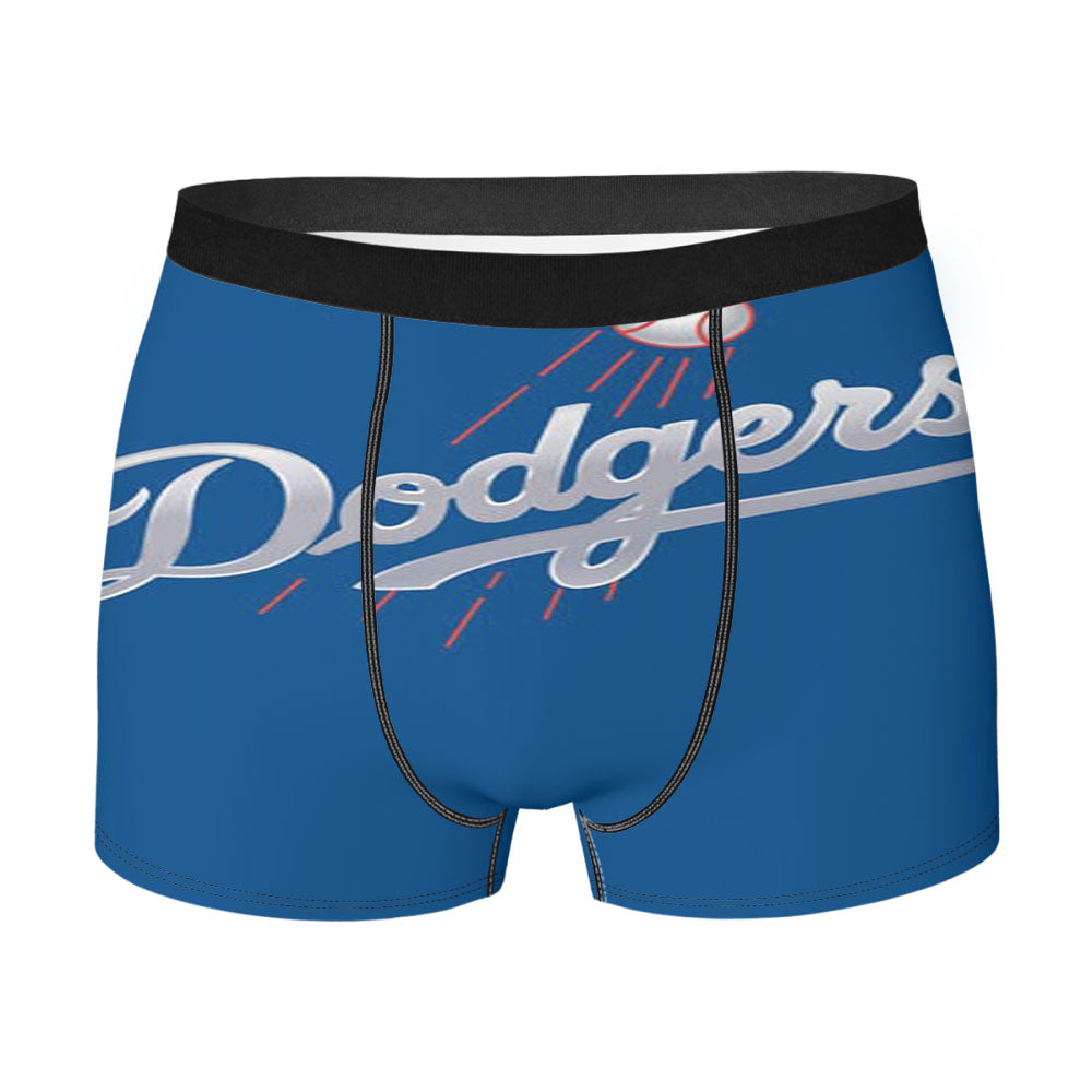 Dodgers Full Baseball League Logo Men'S Boxer Briefs