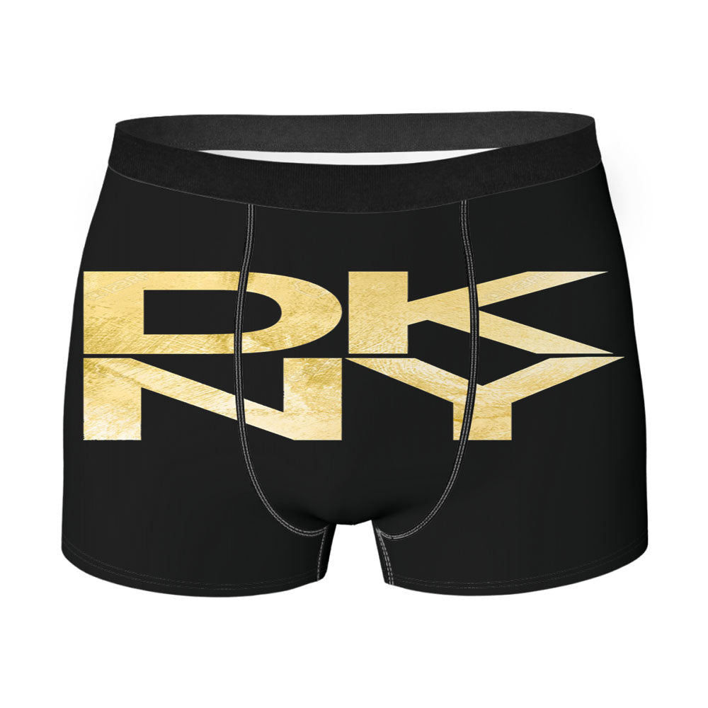Donna Karan New York Dkny Gold Black Men'S Boxer Briefs