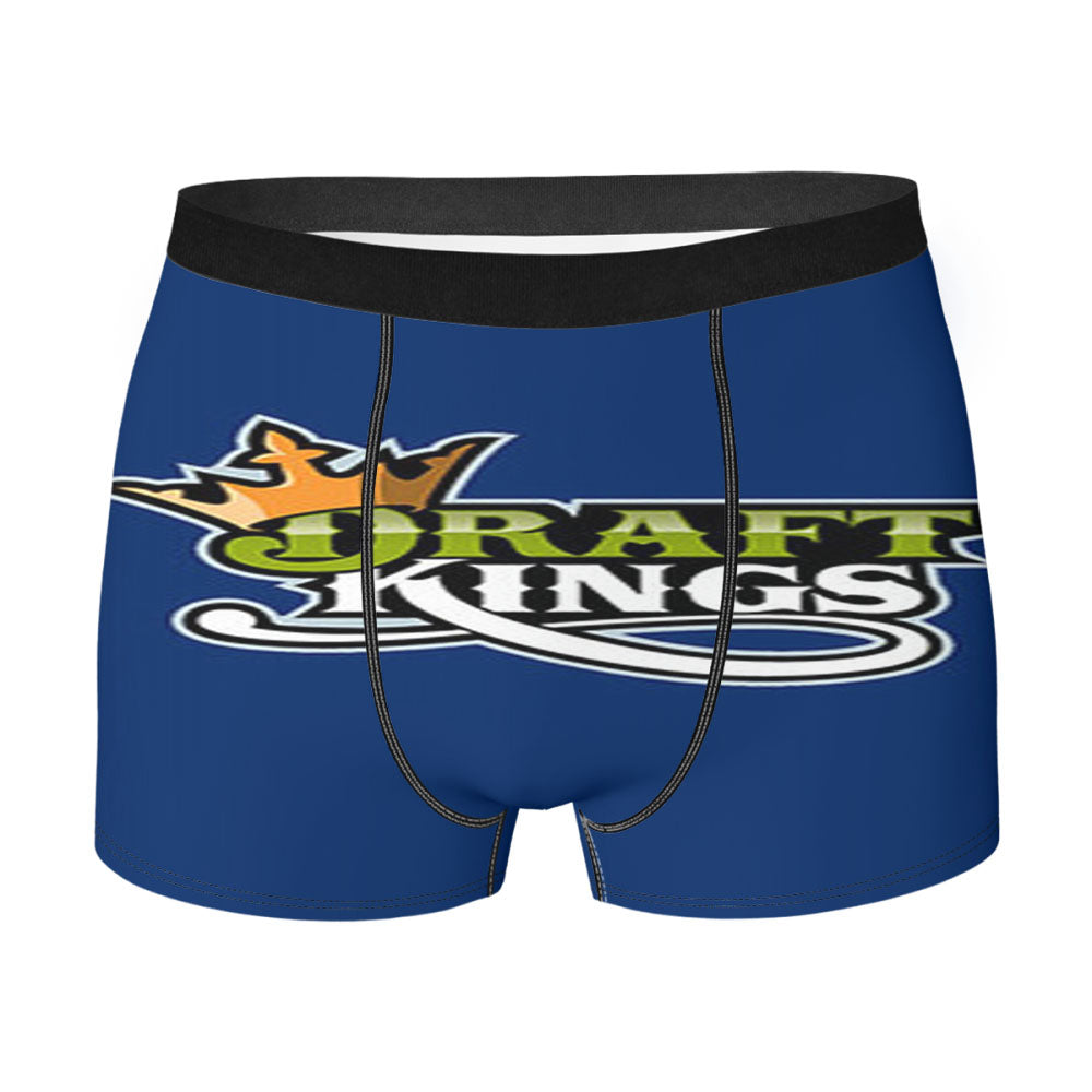 Draft King Baseball Logo Blue Men'S Boxer Briefs