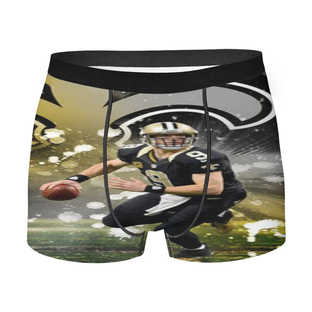 Drew Brees New Orleans Saints Nfl Men'S Boxer Briefs