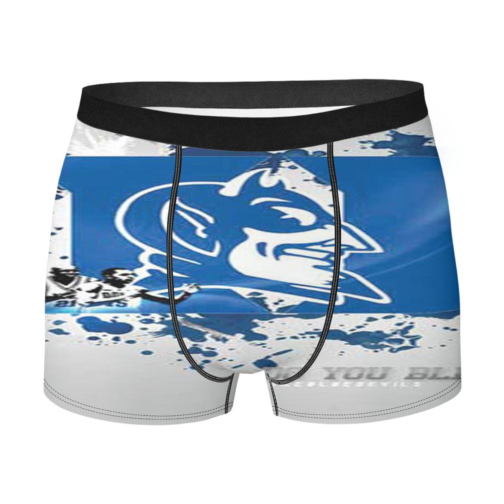 Duke Blue Devils Splatter Logo Men'S Boxer Briefs