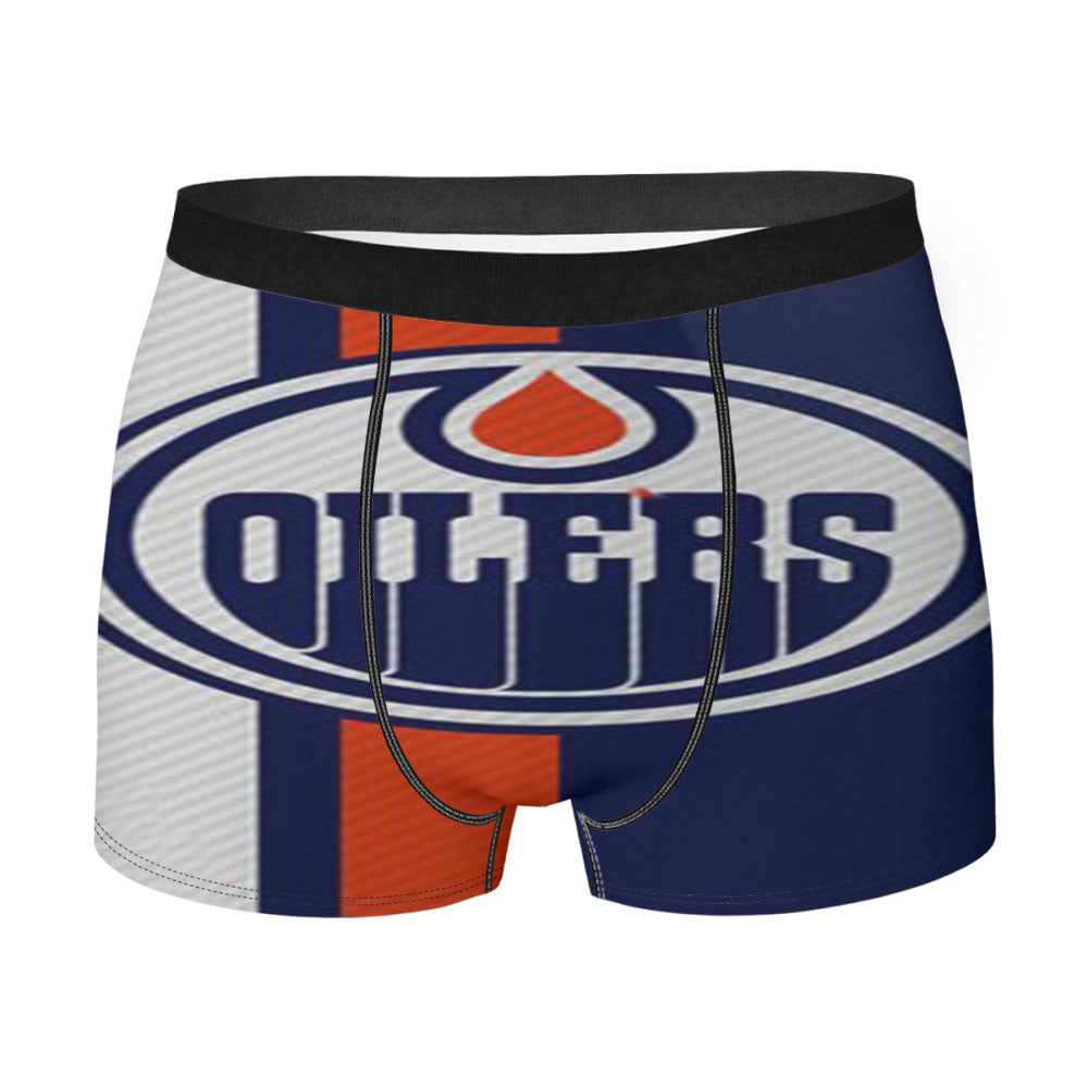 Edmonton Oilers Nhl Sport Men'S Boxer Briefs