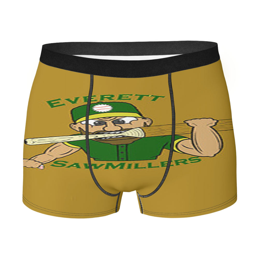 Everett Aquasox Baseball Logo Men'S Boxer Briefs