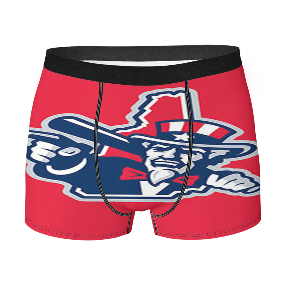 Fisher Cats Unclesam Baseball Logo Red Men'S Boxer Briefs