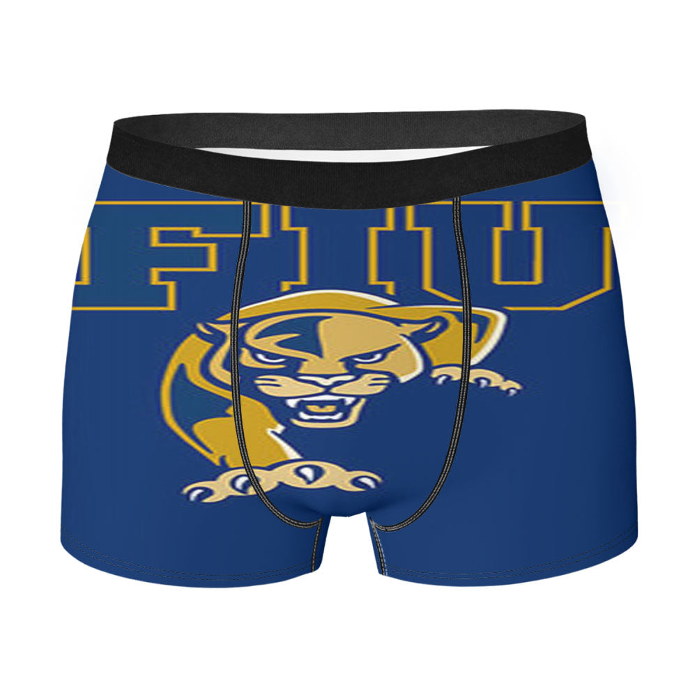Fiu Baseball Logo Blue Men'S Boxer Briefs