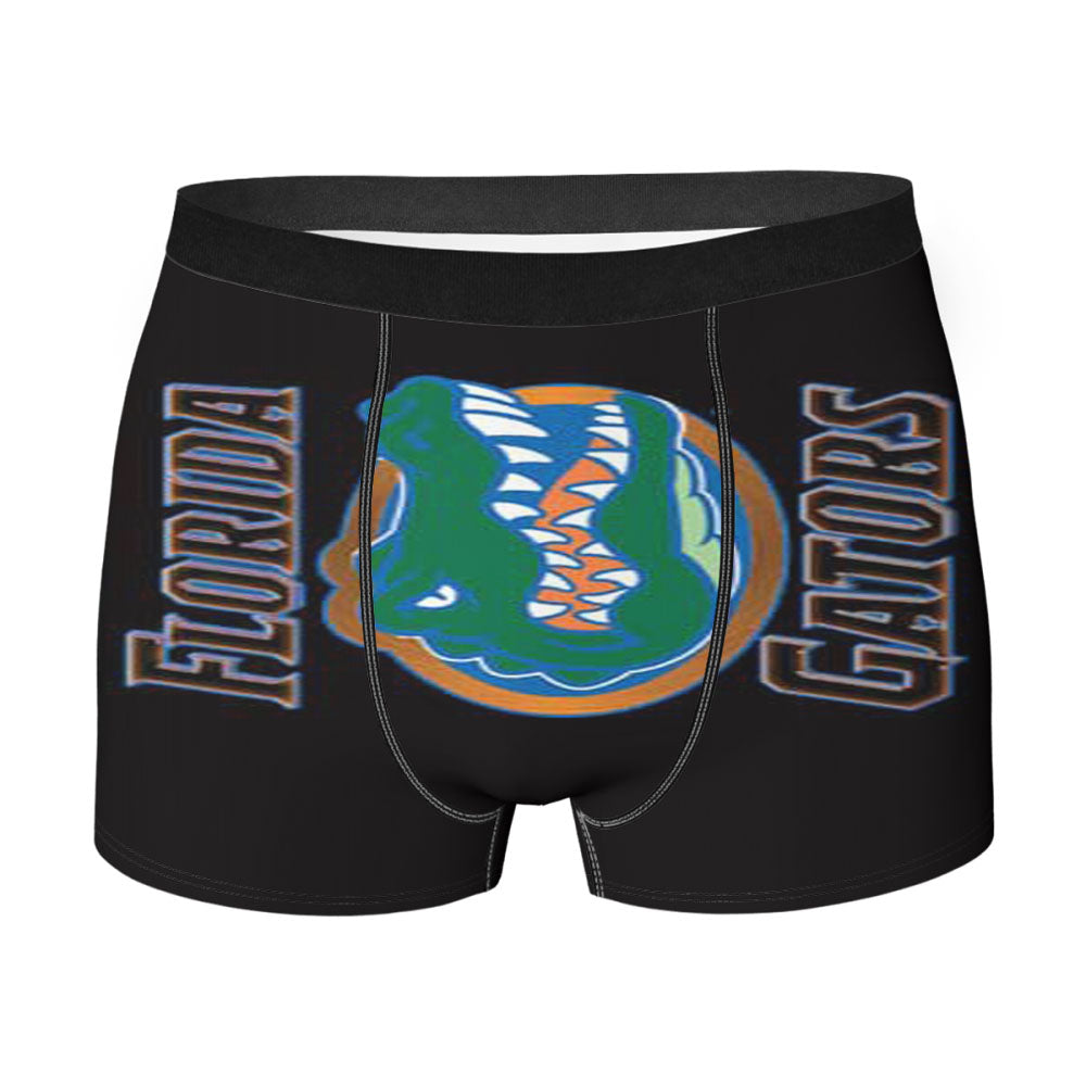 Florida Gators Black Fade Logo Men'S Boxer Briefs