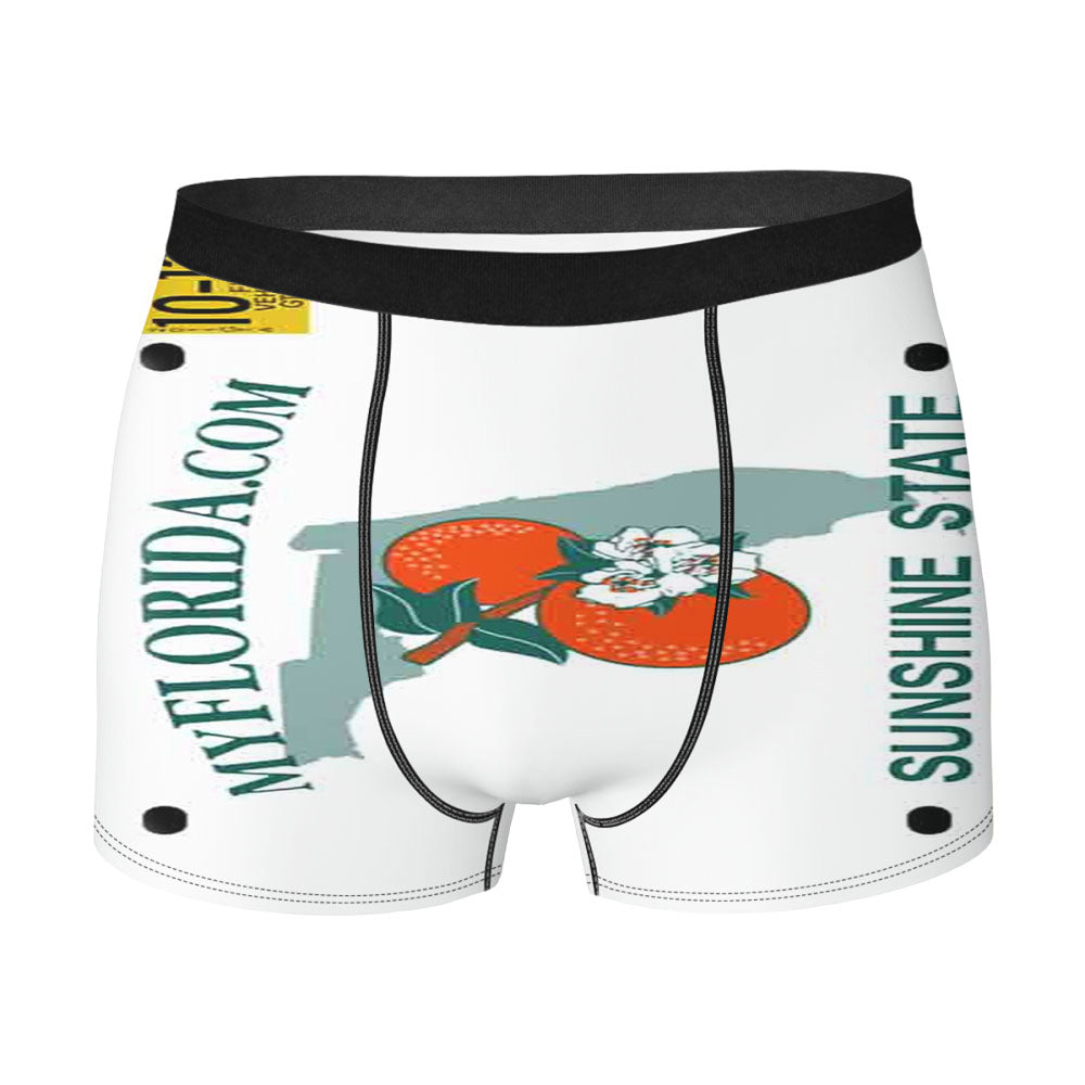 Florida Plate Men'S Boxer Briefs