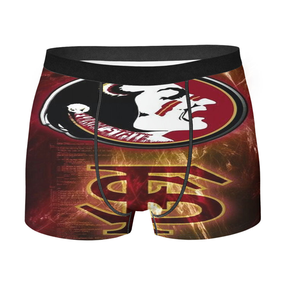 Florida State Seminols Red Wallpaper Men'S Boxer Briefs