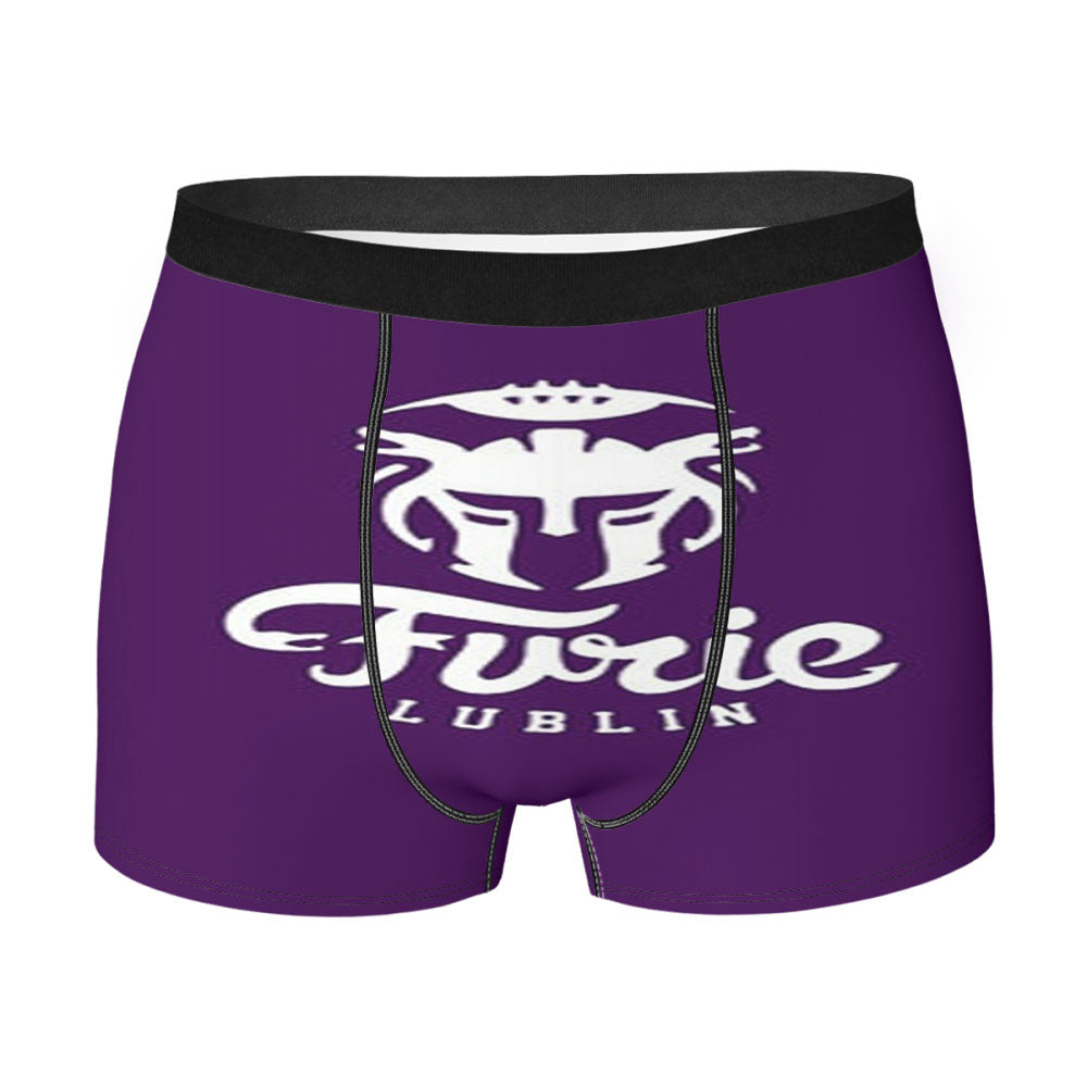Furie Lublin Logo Purple Men'S Boxer Briefs