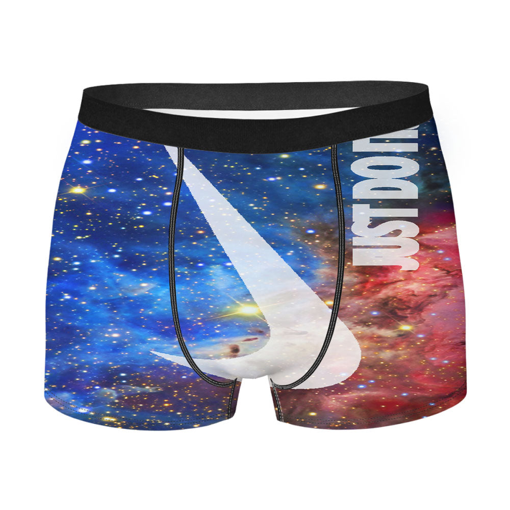 Galaxy Nebula Just Do It Men'S Boxer Briefs