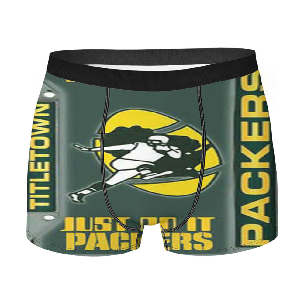 Gb Packers License Plate Collage Men'S Boxer Briefs