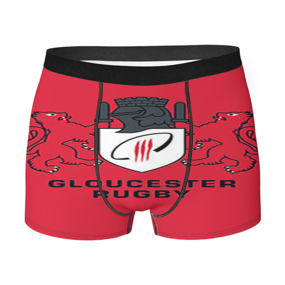 Gloucester Rugby Logo Red Men'S Boxer Briefs