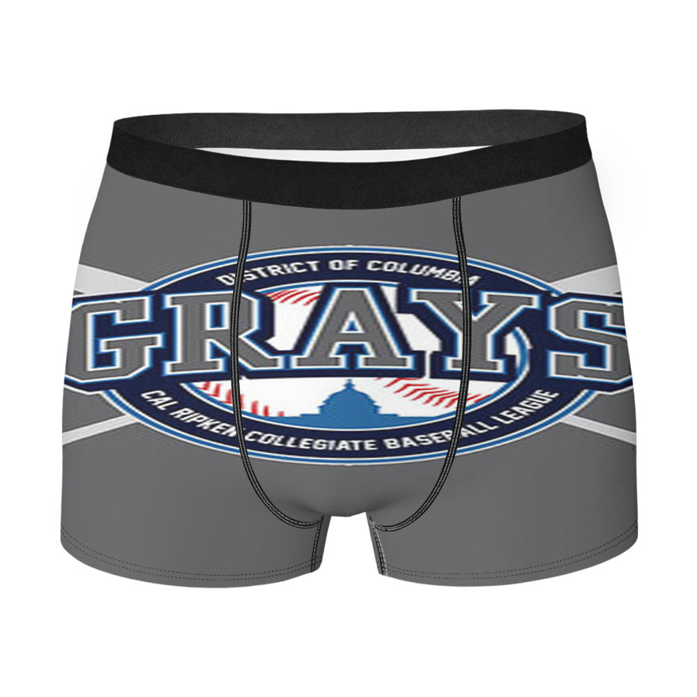 Grays Baseball Logo Gray Men'S Boxer Briefs