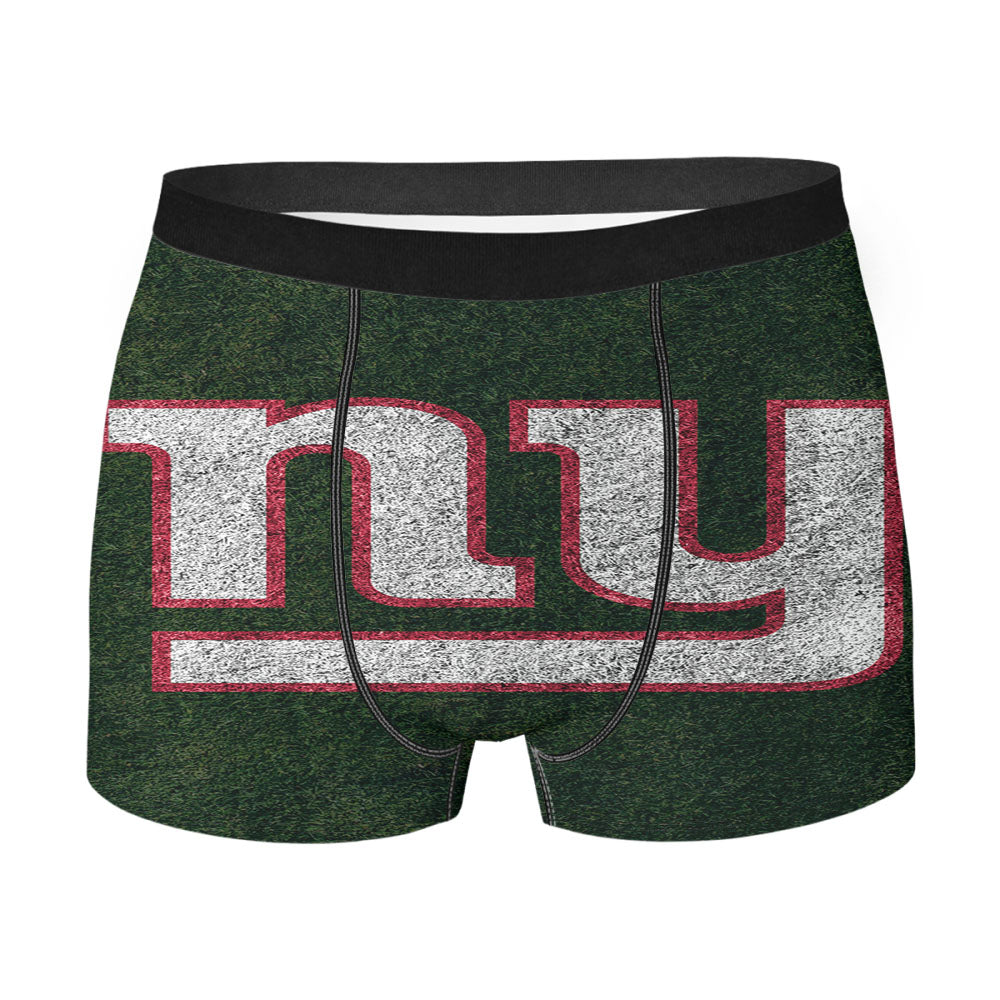Green New York Giants Logo Men'S Boxer Briefs