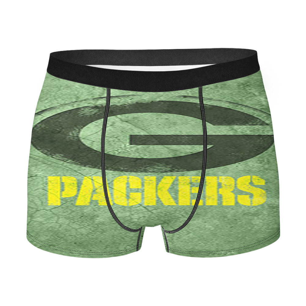 Green Packers Green Wall Men'S Boxer Briefs