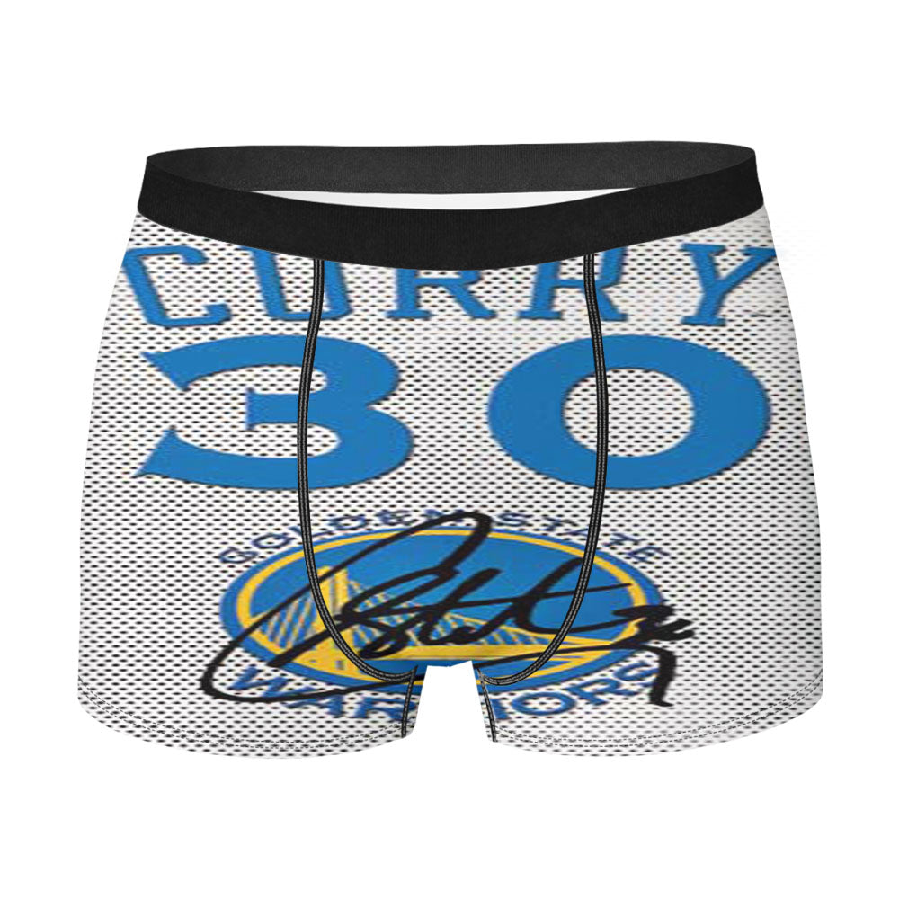 Gsw Stephen Curry Jersey Men'S Boxer Briefs