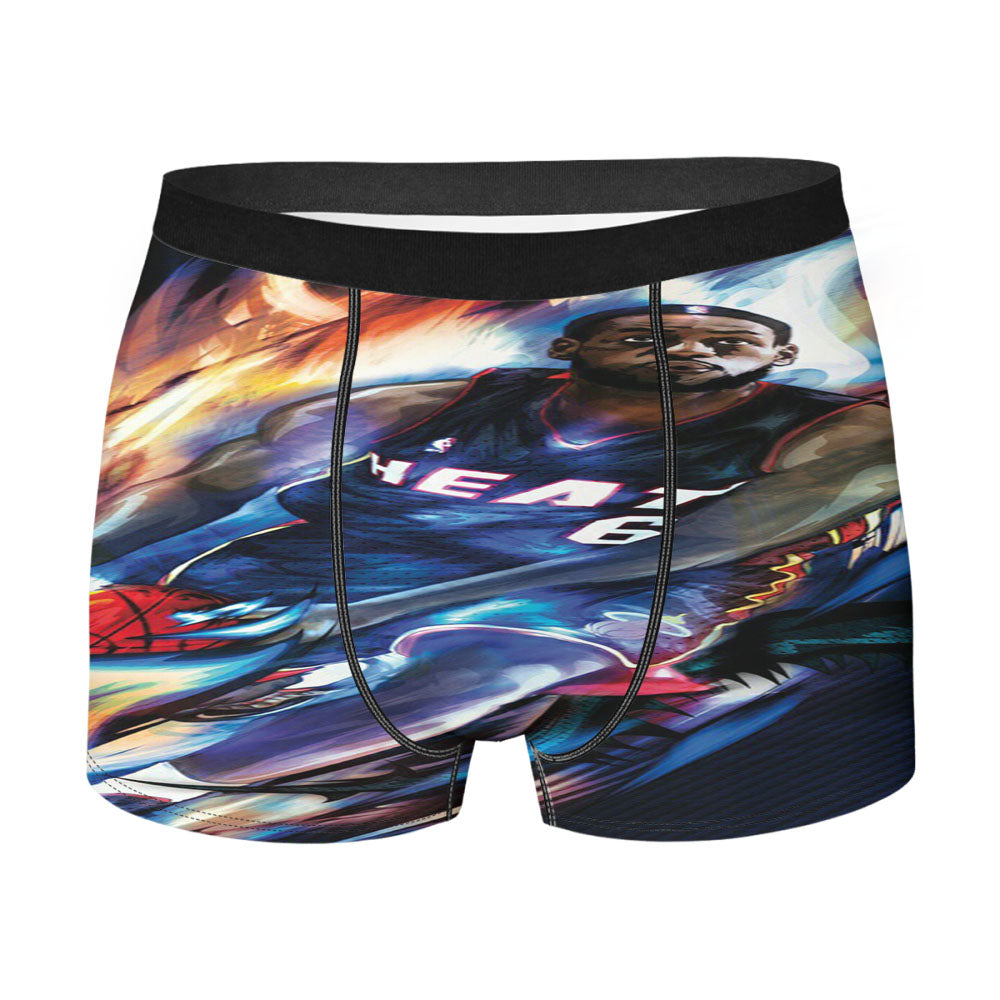 Heat 6 Basket Ball Men'S Boxer Briefs
