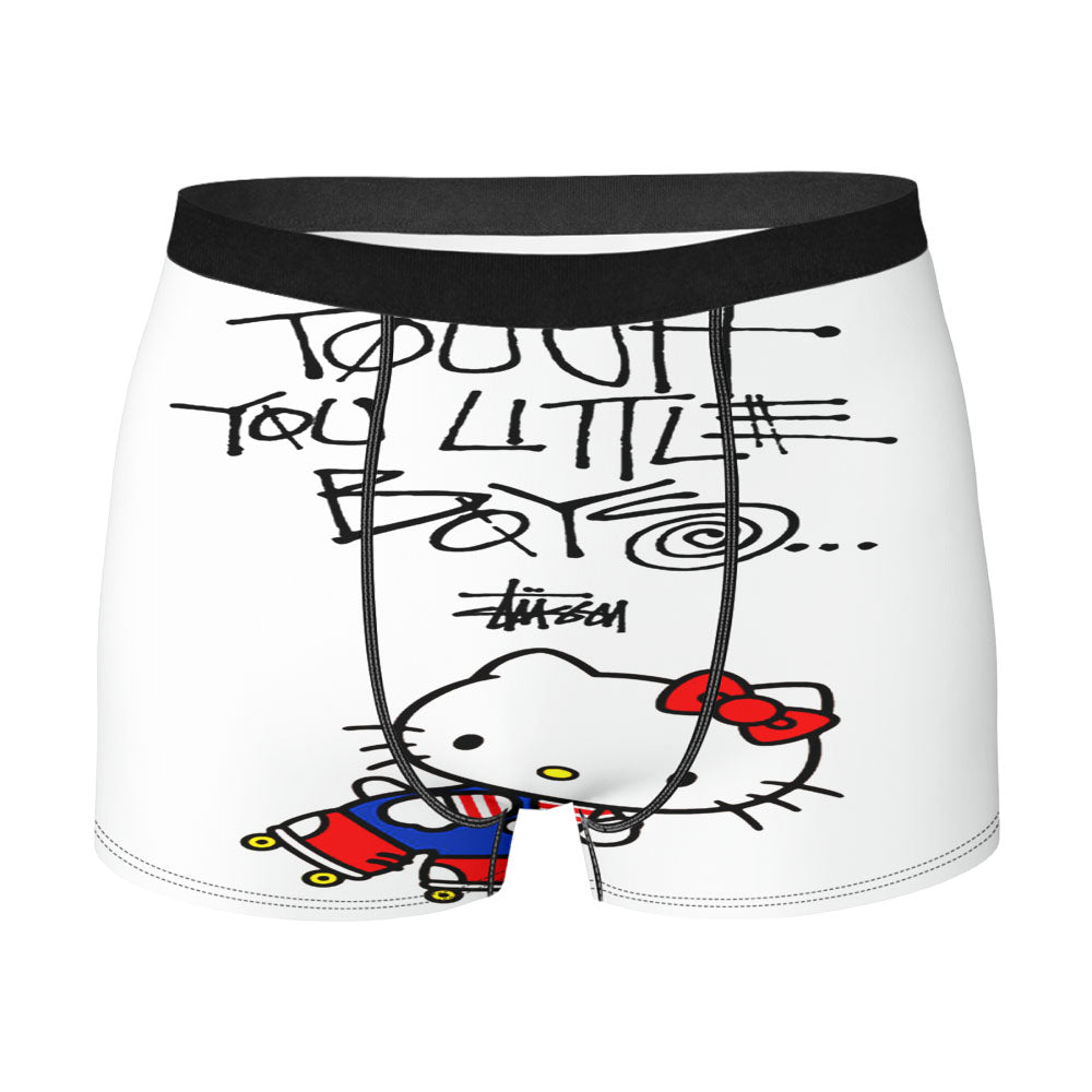 Hello Kitty Skate Stussy Men'S Boxer Briefs