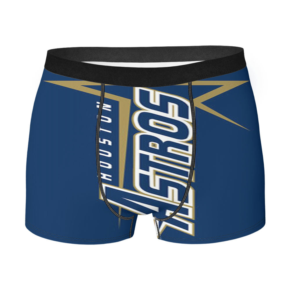Houston Astros Blue Men'S Boxer Briefs
