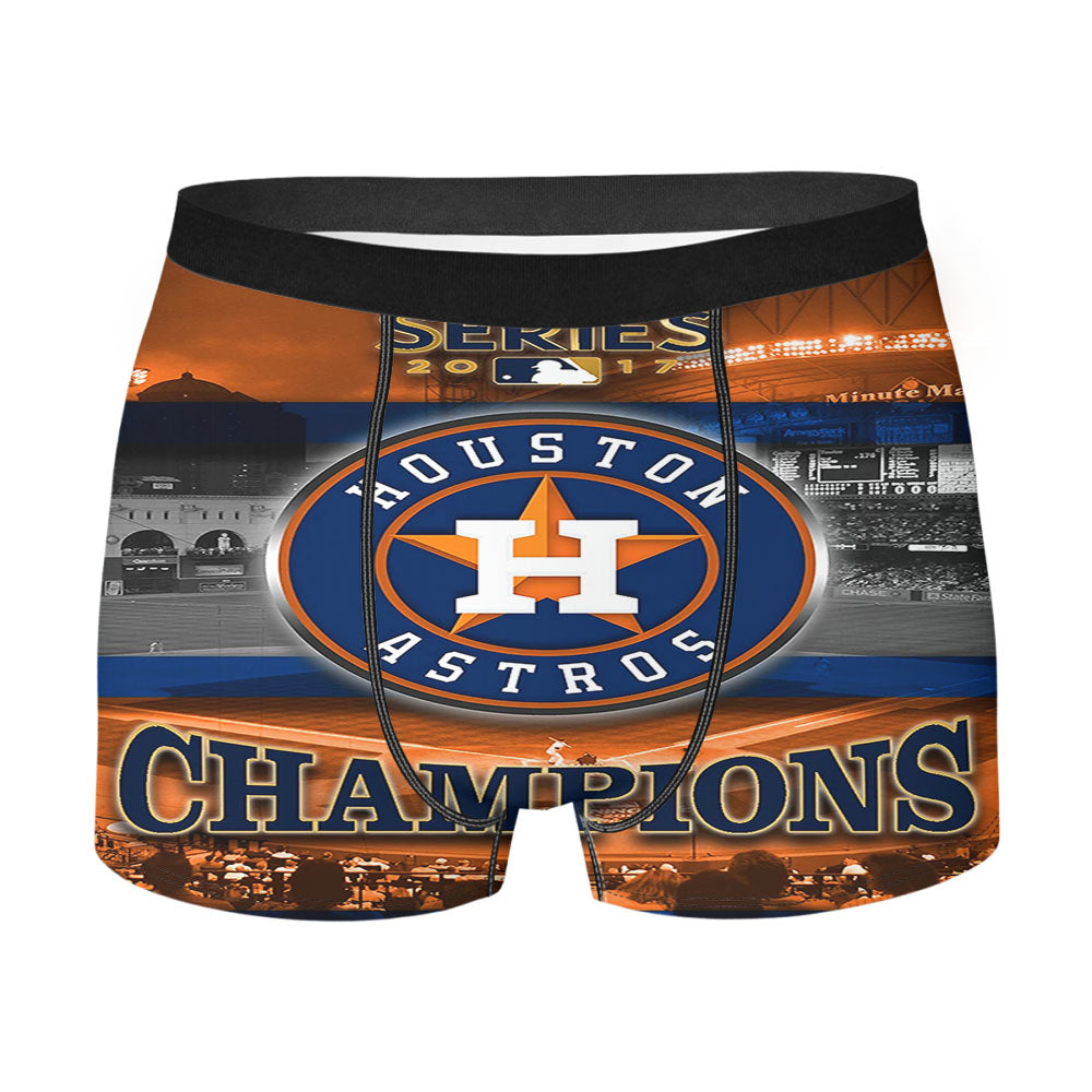 Houston Astros Champion World Series Men'S Boxer Briefs