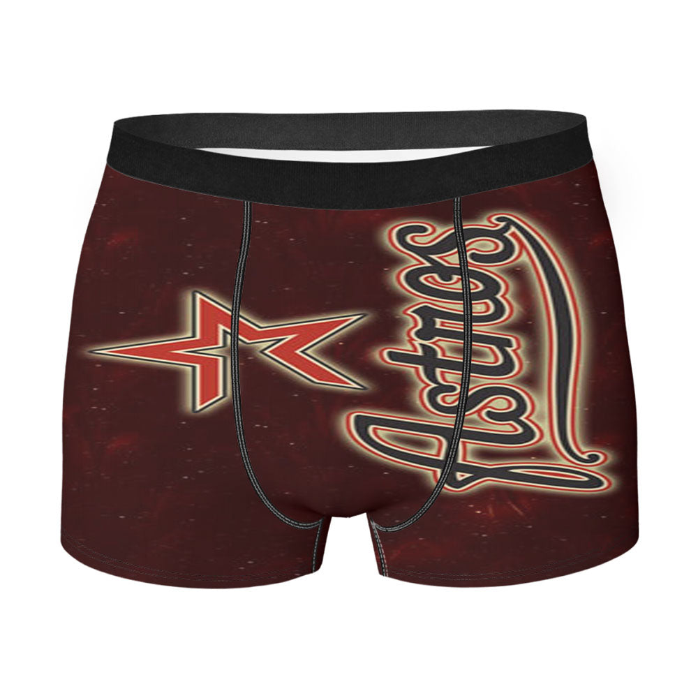Houston Astros In Galaxy Men'S Boxer Briefs