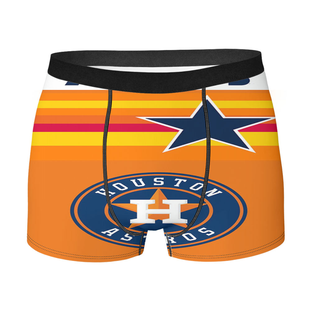Houston Astros Mlb Men'S Boxer Briefs