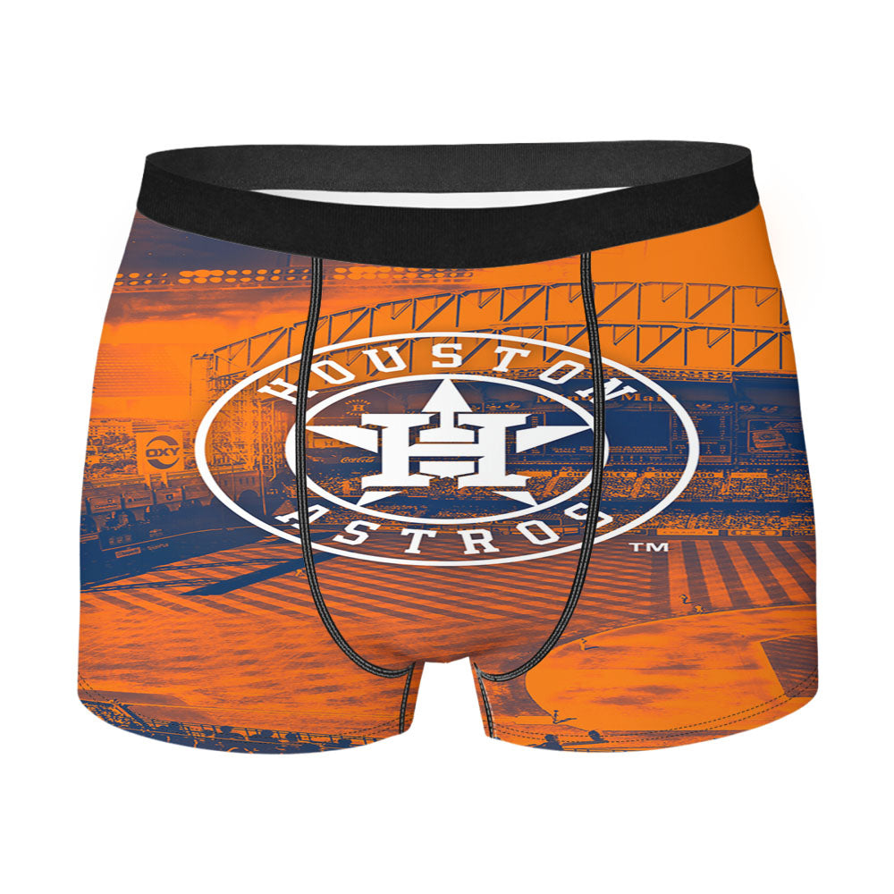 Houston Astros Mlb 3 Men'S Boxer Briefs