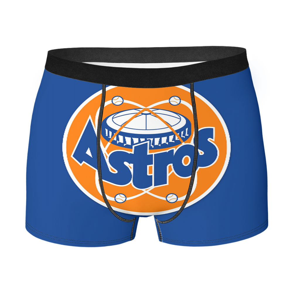 Houston Astros Primary Men'S Boxer Briefs