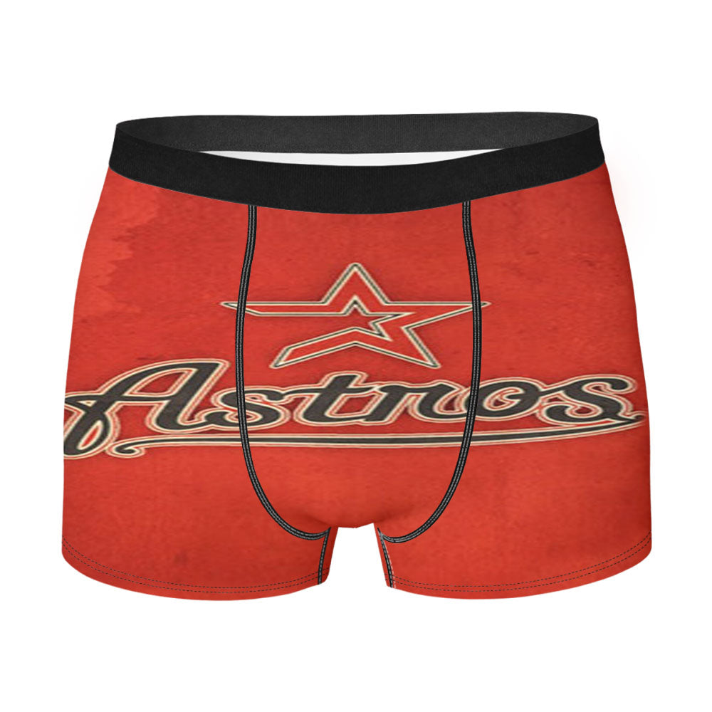 Houston Astros Star Men'S Boxer Briefs