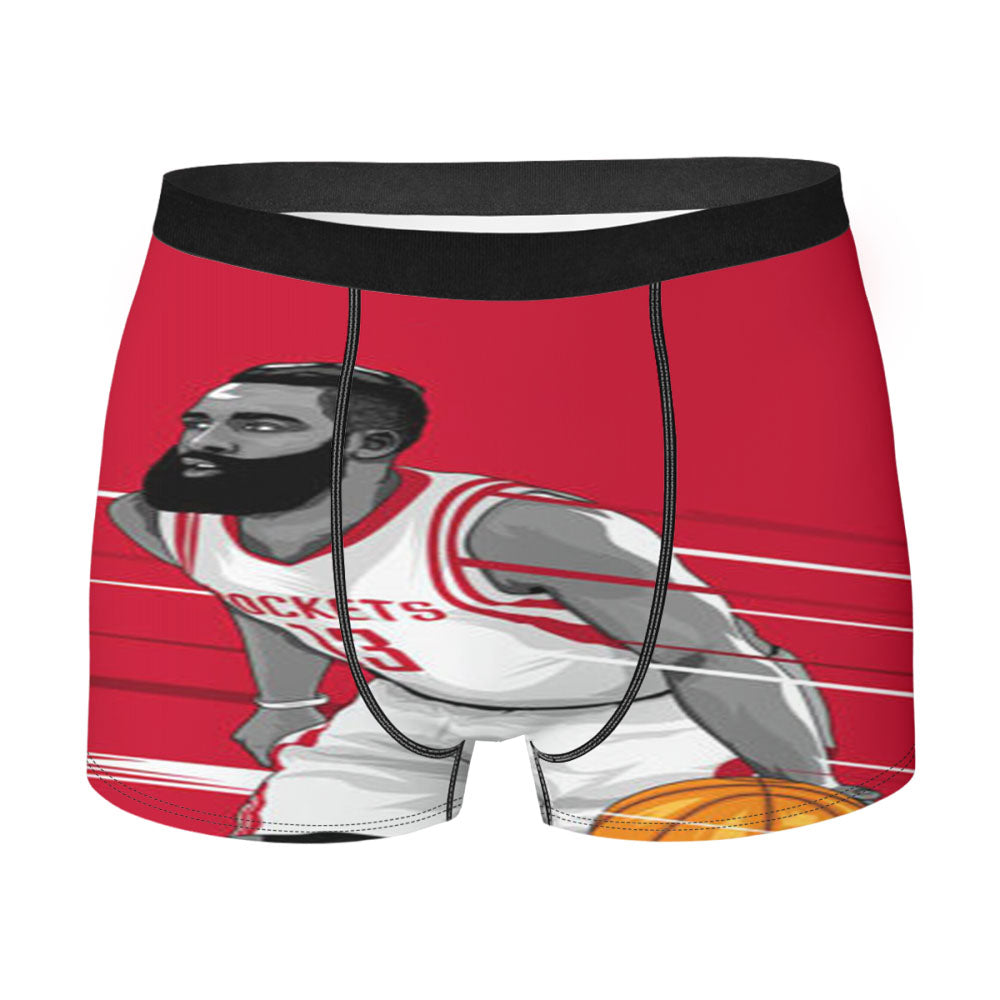 Houston Rockets James Harden Men'S Boxer Briefs
