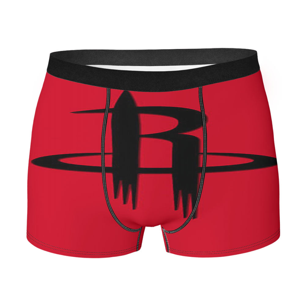 Houston Rockets Logo Red Men'S Boxer Briefs