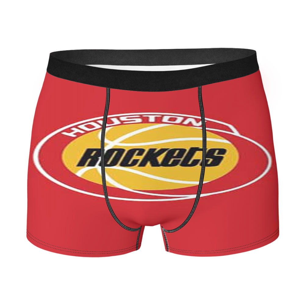 Houston Rockets Red Logo Men'S Boxer Briefs