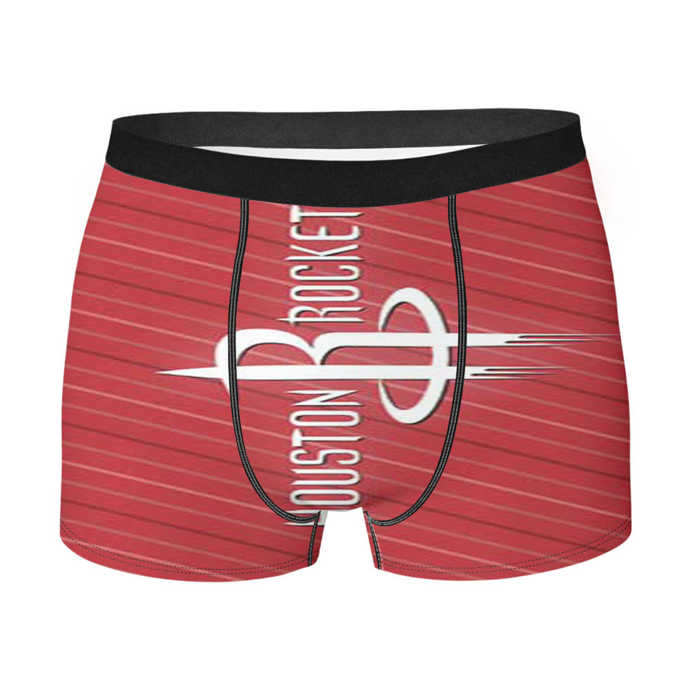 Houston Rockets Stripes Men'S Boxer Briefs