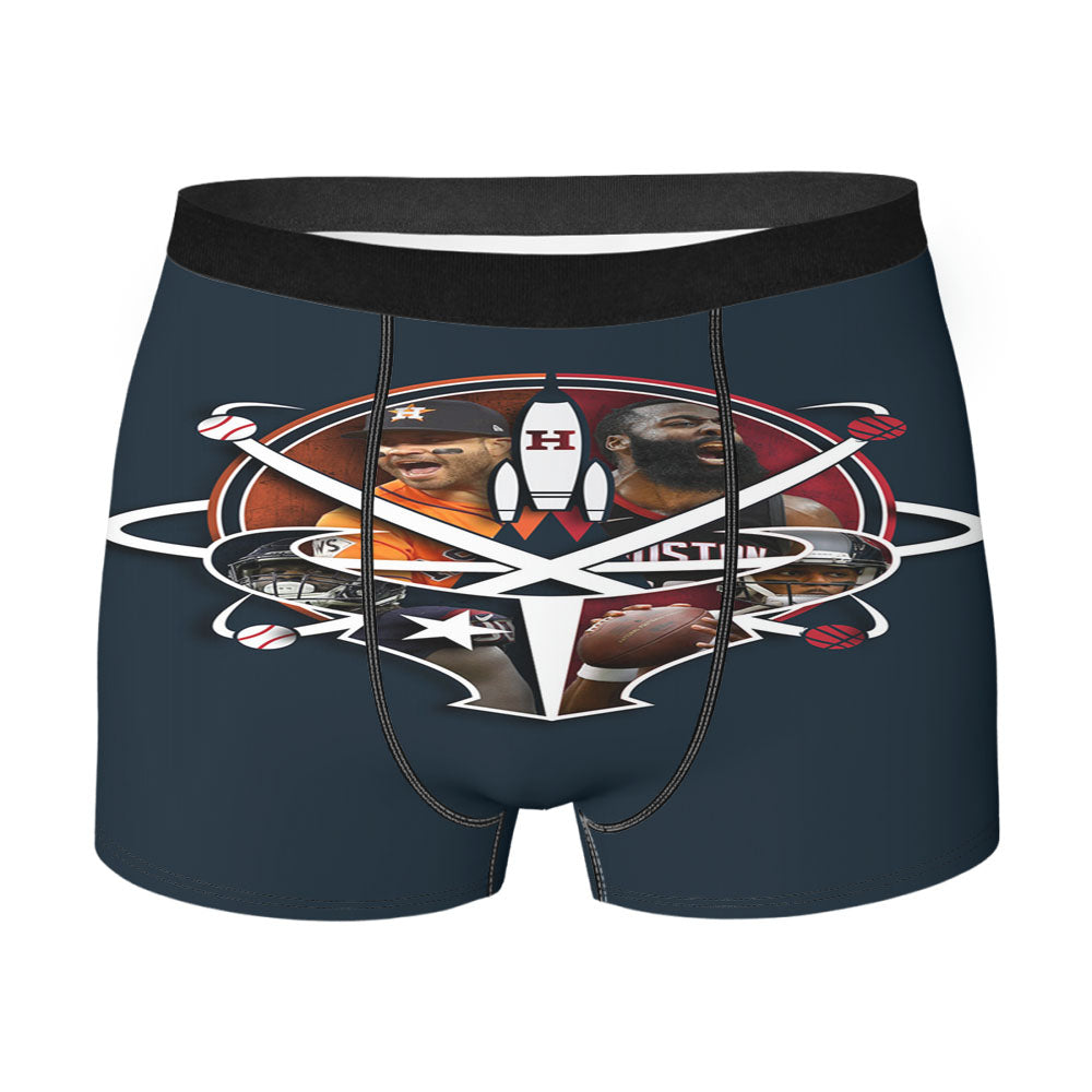 Houston Texans Fans Wallpaper Men'S Boxer Briefs