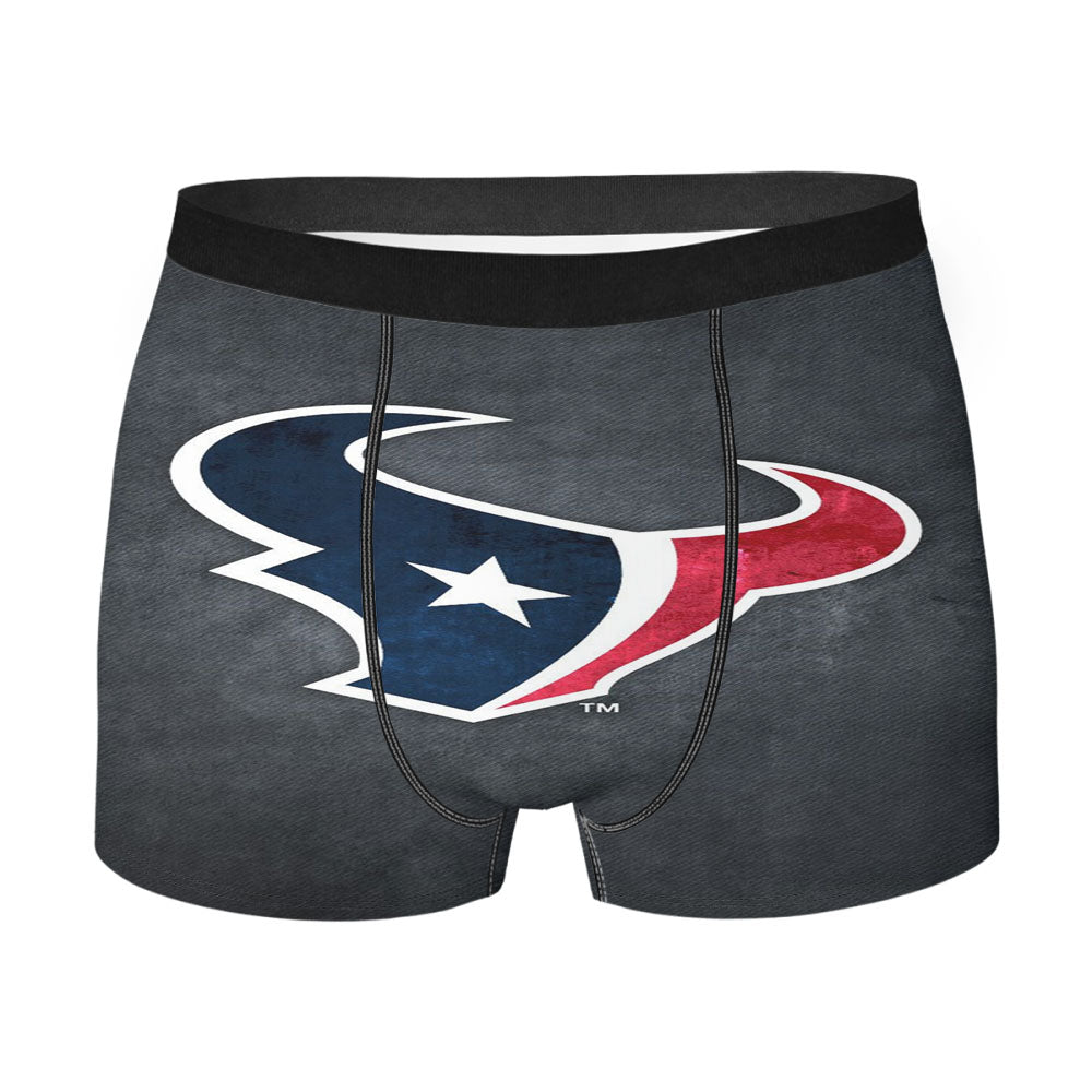 Houston Texans Grunge Wallpaper Men'S Boxer Briefs