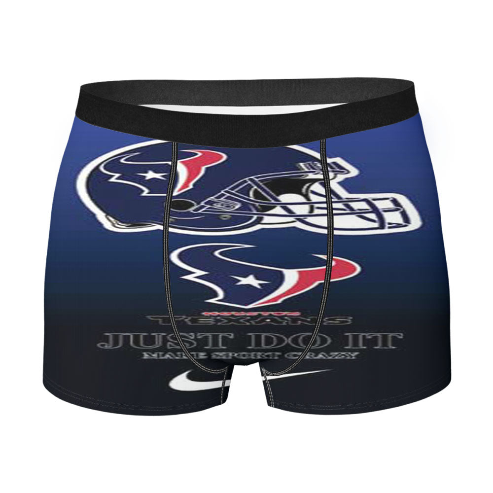 Houston Texans Make Sport Crazy Men'S Boxer Briefs