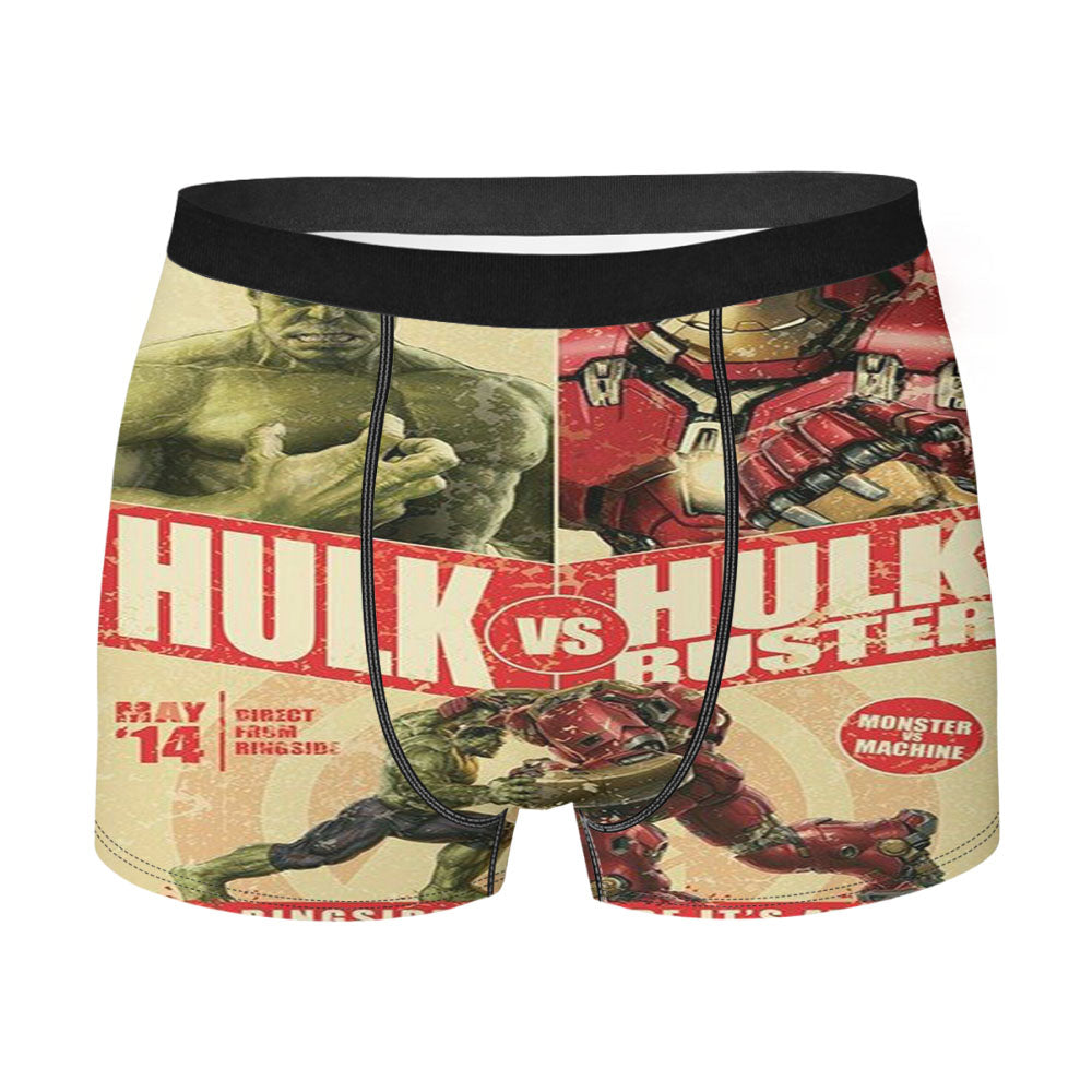 Hulk Vs Hulk Buster Men'S Boxer Briefs