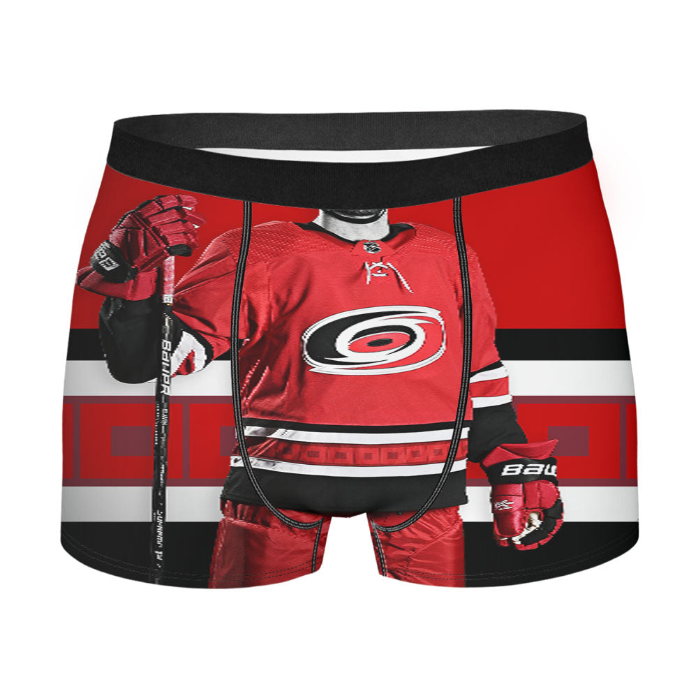Hurricanes Uniform Nhl Men'S Boxer Briefs