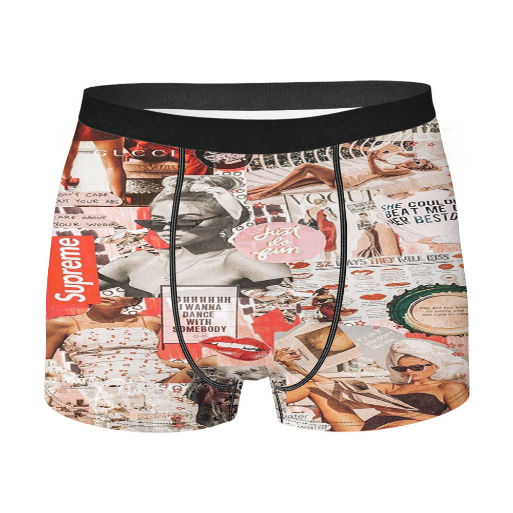 Hypebeast Sticker Col Men'S Boxer Briefs