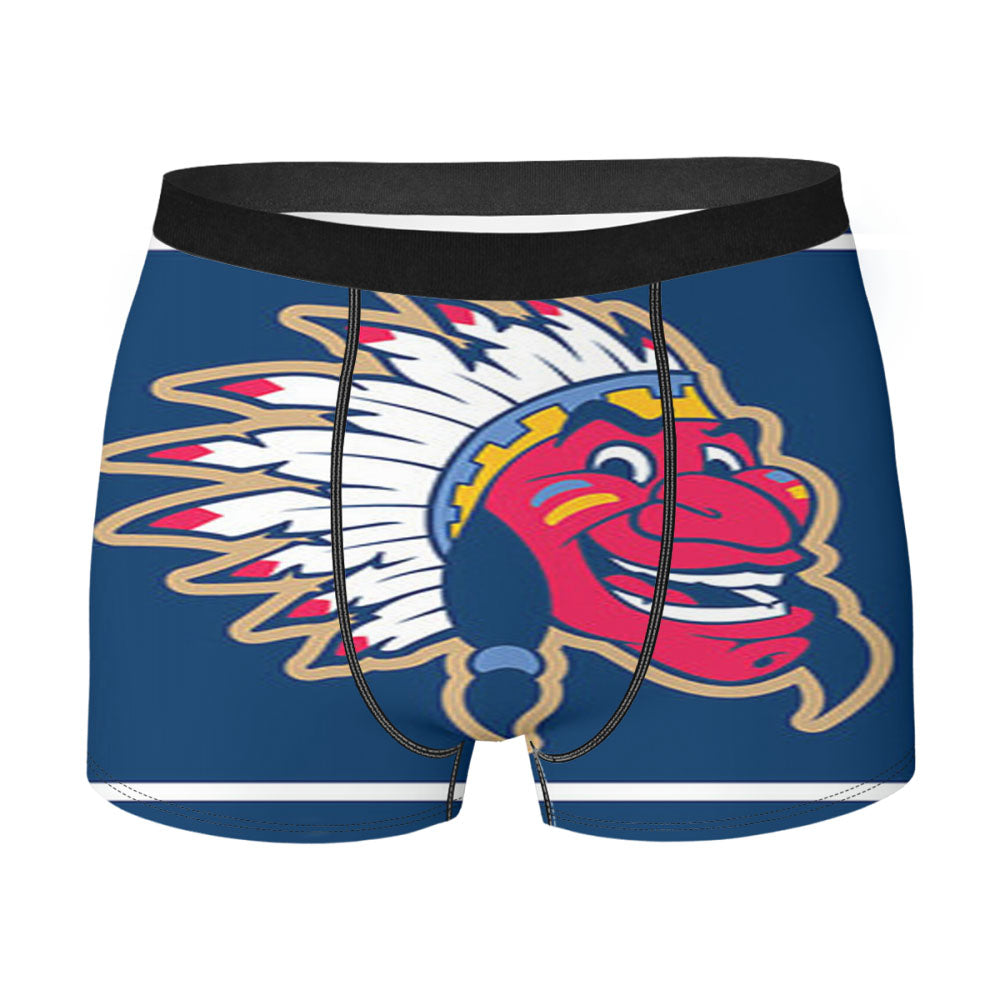Indian Face Carttoon Men'S Boxer Briefs