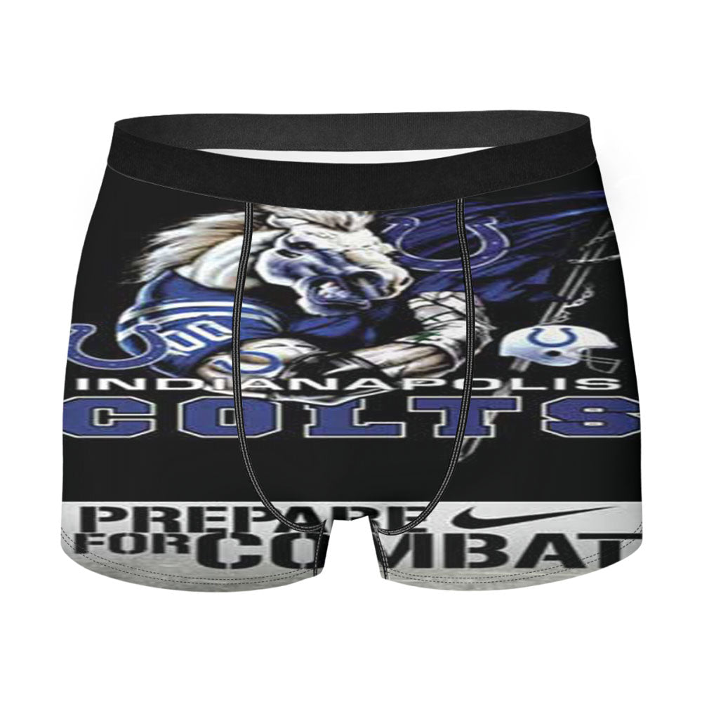 Indy Colts Horse Logo Prepare Men'S Boxer Briefs