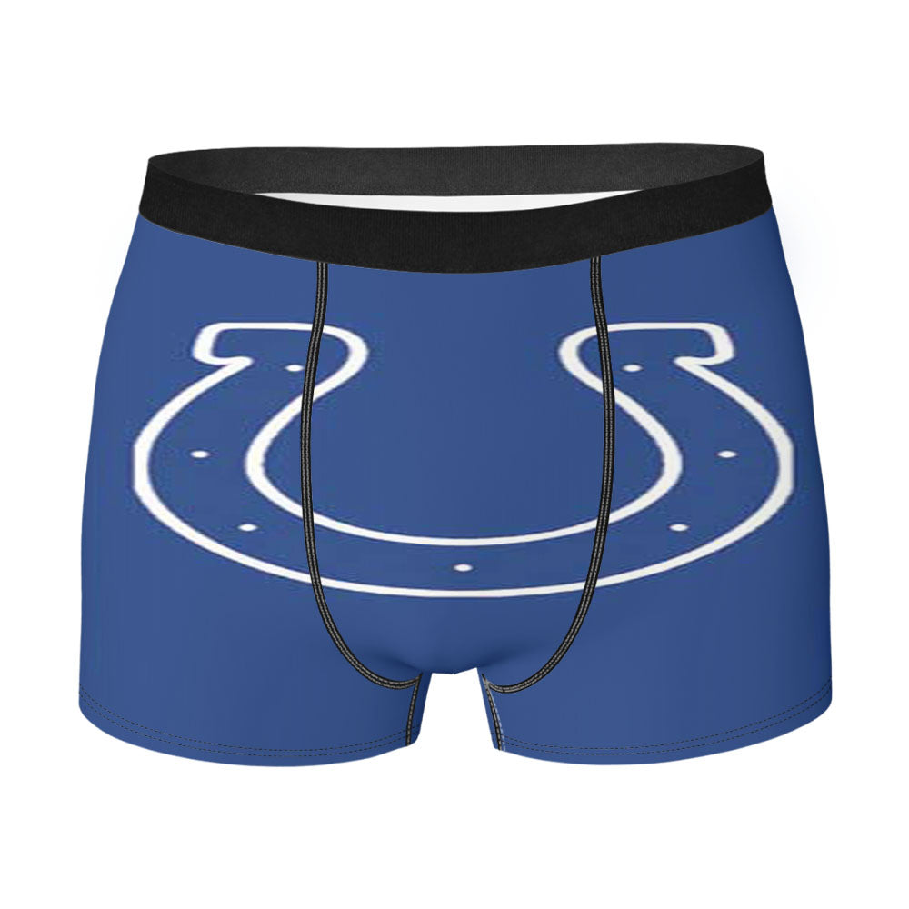 Indy Colts Logo Blue Men'S Boxer Briefs