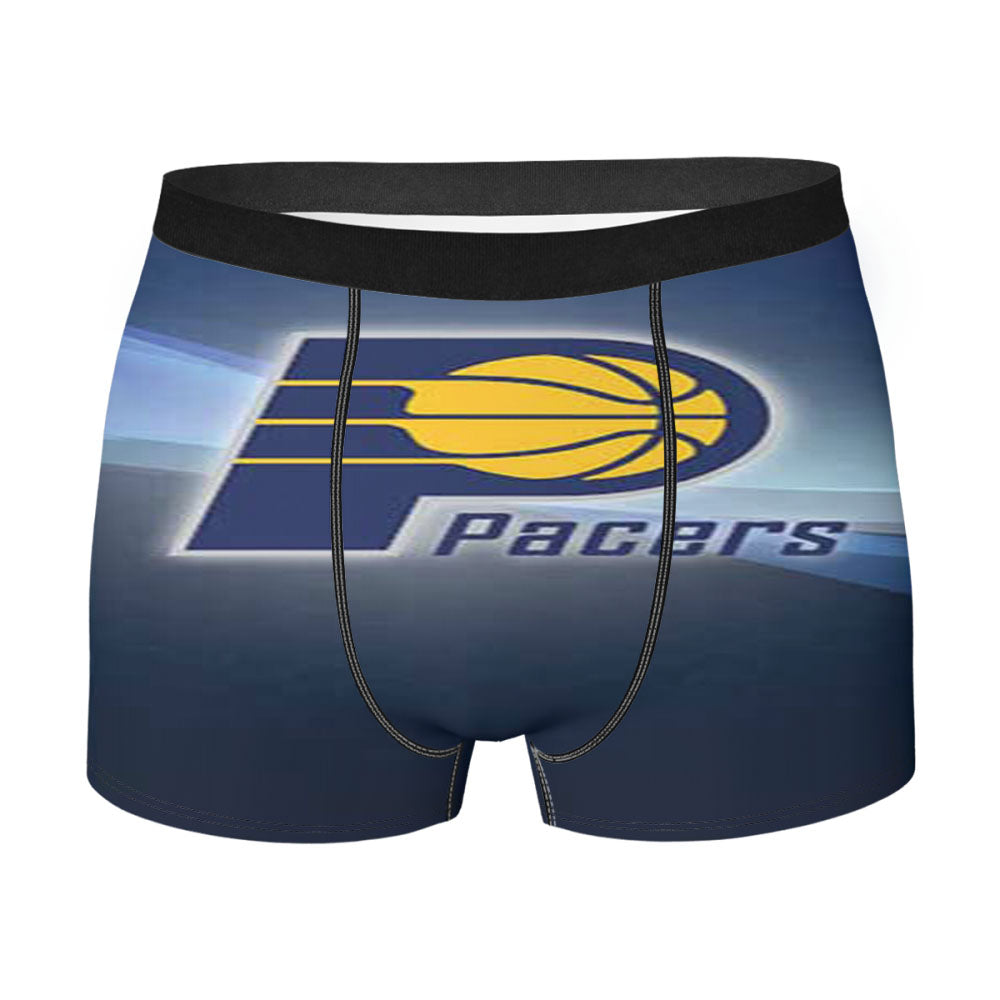 Indy Pacers Logo Texture Men'S Boxer Briefs