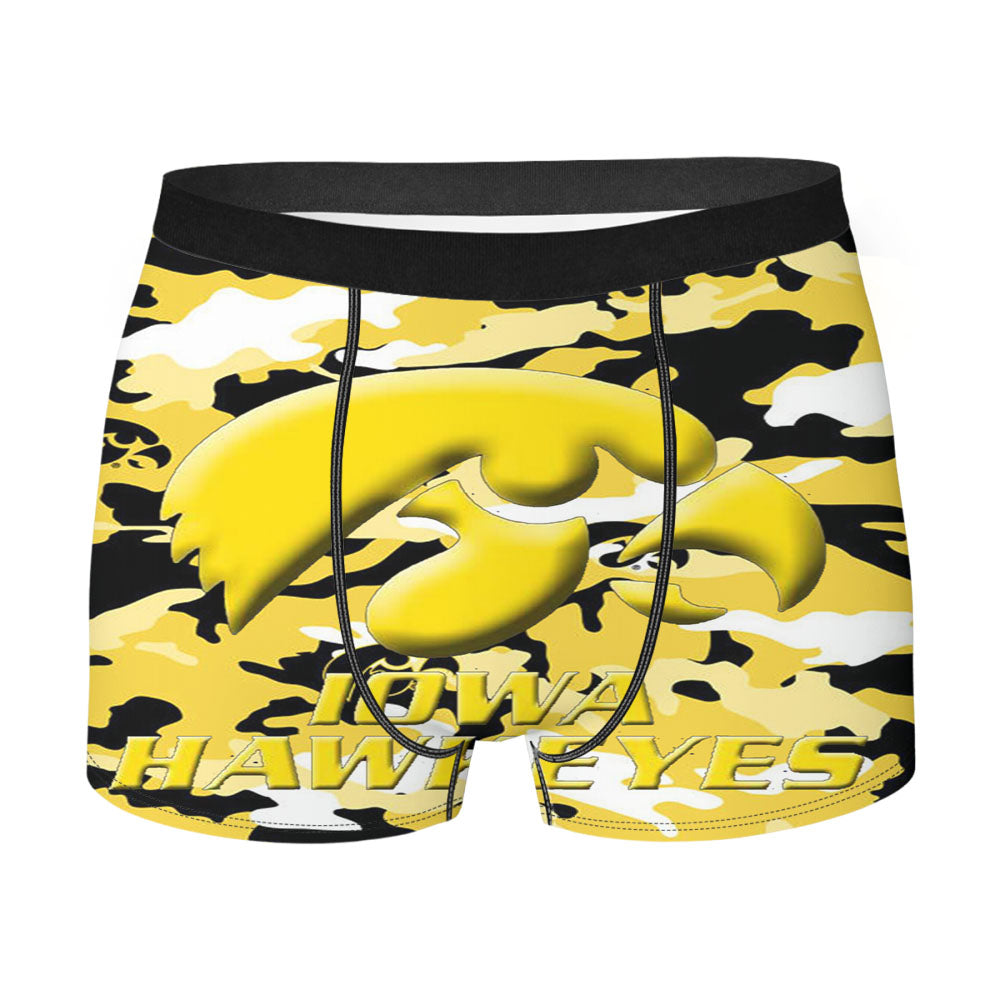Iowa Hawkeyes Camo Men'S Boxer Briefs