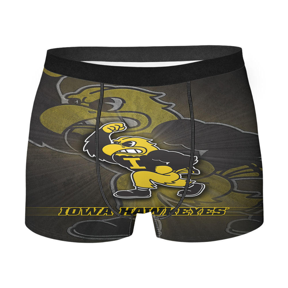 Iowa Hawkeyes Foot Ball Men'S Boxer Briefs
