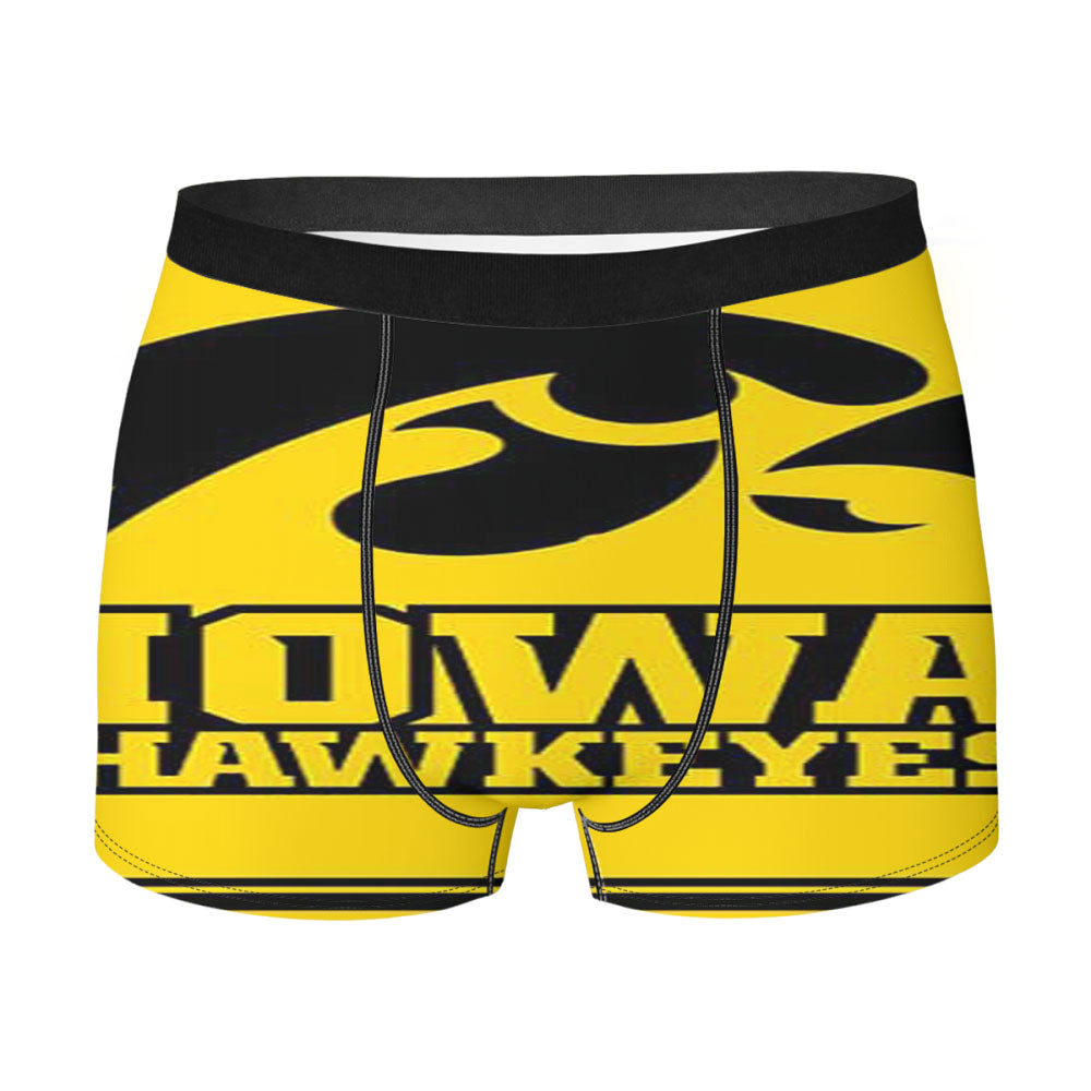 Iowa Hawkeyes Logo Men'S Boxer Briefs
