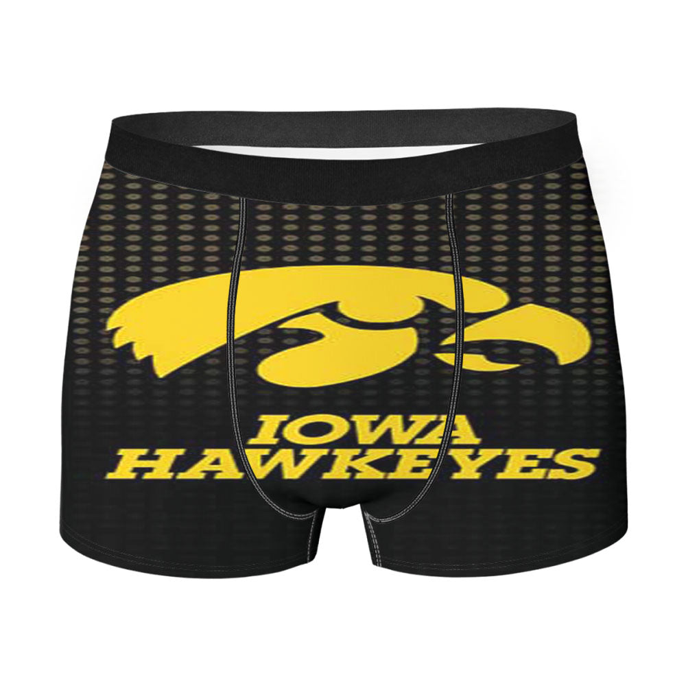Iowa Hawkeyes Logo Dots Men'S Boxer Briefs