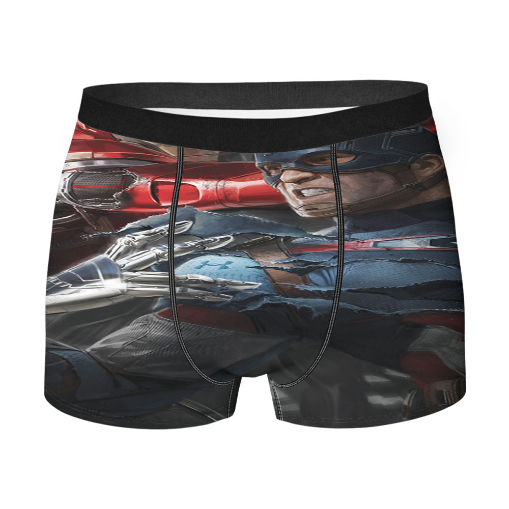 Iron Man Captain America War Men'S Boxer Briefs